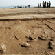 A general view of a peninsula which contains vehicles and horse bones from the Eastern Zhou dynasty (770 BC-221 BC) in Yunxian county, central China's Hubei province December 18, 2006. The peninsula will be submerged during the Middle Route of the South-to-North Water Diversion Project and archaeologists are trying to rescue it before submergence, local media reported. Picture taken December 18, 2006. CHINA OUT REUTERS/Stringer (CHINA) - RTR1KJTL